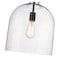 Z-Lite Pearson 1 Light Pendant, Matte Black And Clear Seedy 817-12MB - alternate 7